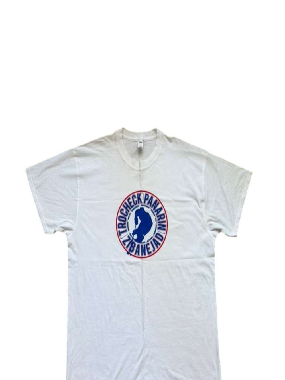 Brisco Brands Mens XL White Graphic T Shirt Nautical Marine Cotton Blend Tee